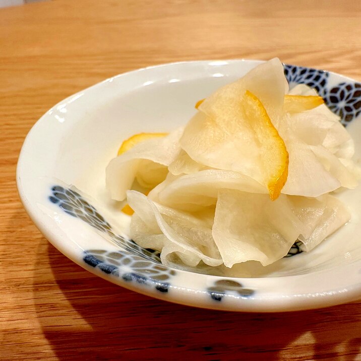 【作るなら今!】ゆず香る大根の絶品千枚漬け